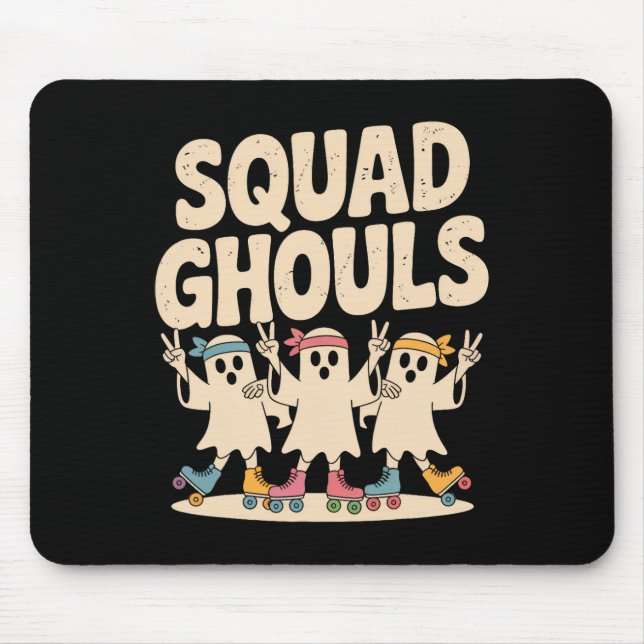 Squad Spöken Matching Funny Halloween 6 Musmatta (Framsidan)