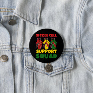 SQUAD-STÖD FÖR SICKLE CELL Awareness Knapp