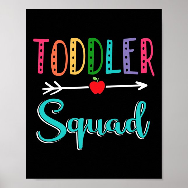 Squad Teacher Back to school Poster (Framsidan)