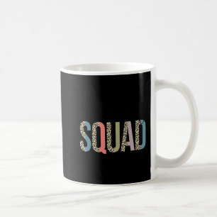 Squad Teacher Student första dagen i skolbön Kaffemugg