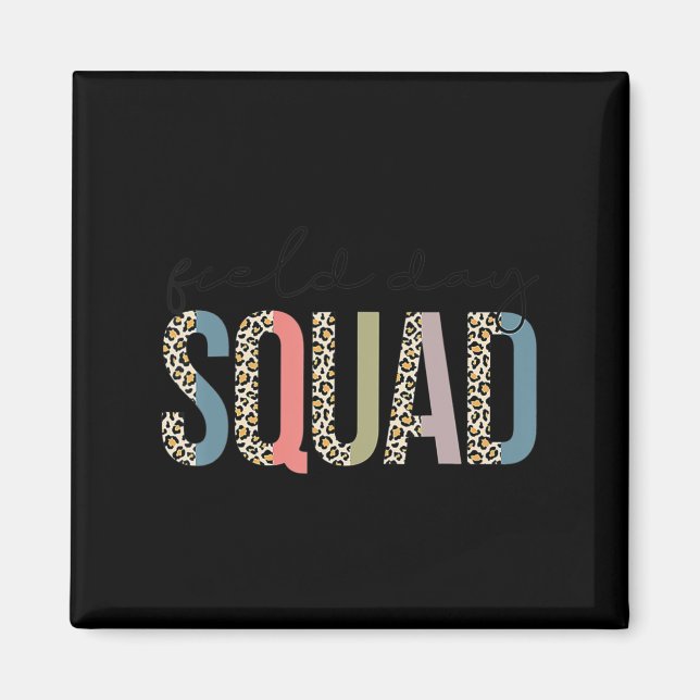 Squad Teacher Student första dagen i skolbön Magnet (Framsidan)