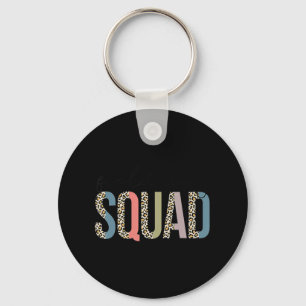 Squad Teacher Student första dagen i skolbön Nyckelring