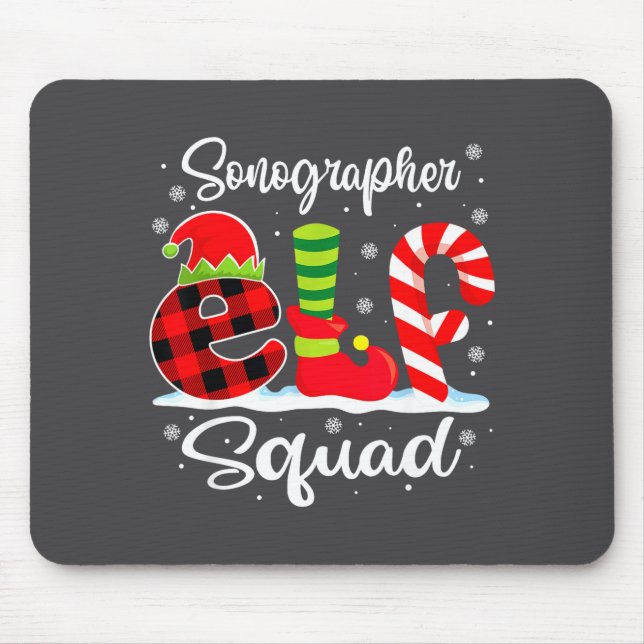 Squad X mas Elf Sonograf Matchning Musmatta (Framsidan)