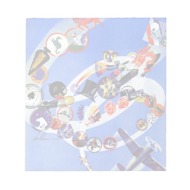 Squadron Insignia Anteckningsblock (Framsida)