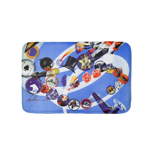 Squadron Insignia Badrumsmatta (Framsidan)