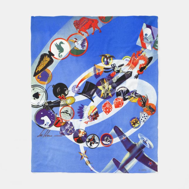 Squadron Insignia Fleecefilt (Framsidan)