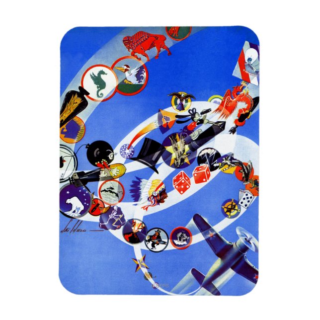 Squadron Insignia Magnet (Vertikal)