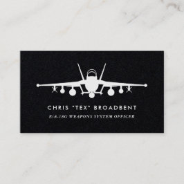 Squadron Patch EA-18G Growler Crew Member Visitkort