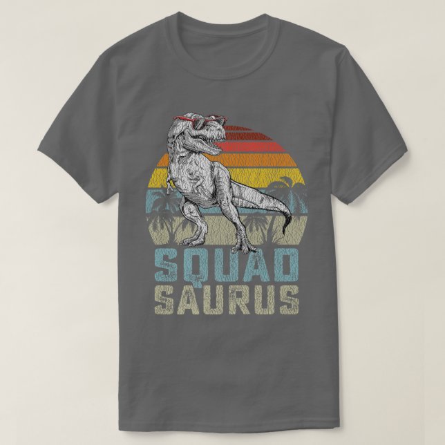 Squadsaurus T Re Dinosaur Squad Saurus Family Matc T Shirt (Design framsida)