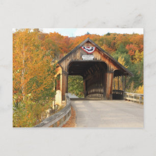 Squam River Covered Bridge Ashland Vykort