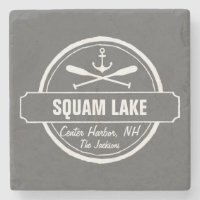 Squam sjön NH personifierade townen, namn och