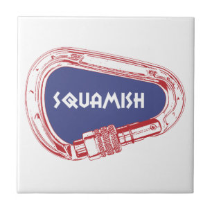 Squamish-klättringens karbinhake kakelplatta