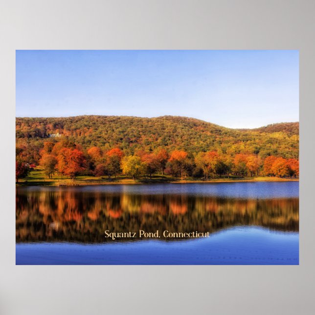 Squantz Pond, Connecticut Poster (Framsidan)