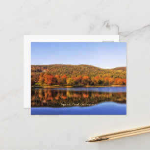 Squantz Pond, Connecticut Vykort