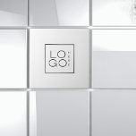 Square Anpassningsbar Business Logotyp Branded Com Kakelplatta<br><div class="desc">Utforma den keramiska plattan för logotyp av anpassningsbar med den här redigerbara mallen,  med kvadratisk logotyp. Lägg enkelt till logotypen genom att klicka på alternativet "anpassa".</div>