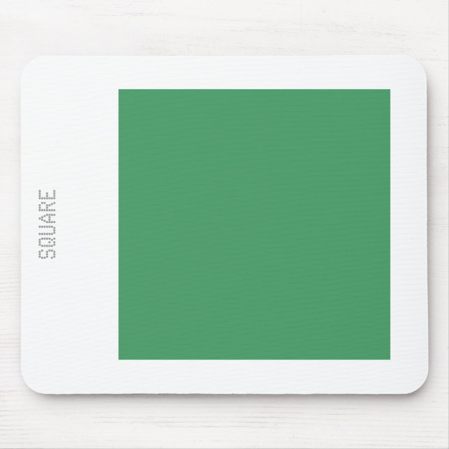Square - Arméns Grönt och White Musmatta (Framsidan)