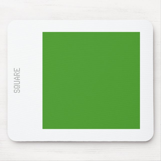 Square - Avocado Grönt och White Musmatta (Framsidan)