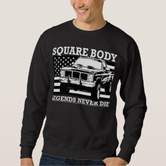 Square Body Lastbil Hoodie Squarebody Sweatshirt