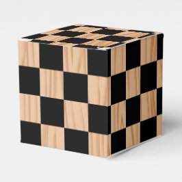 Square Box Checkers Classic Favor Boxes Presentaskar