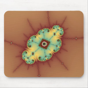Square Brain - Fractal Mousepad Musmatta