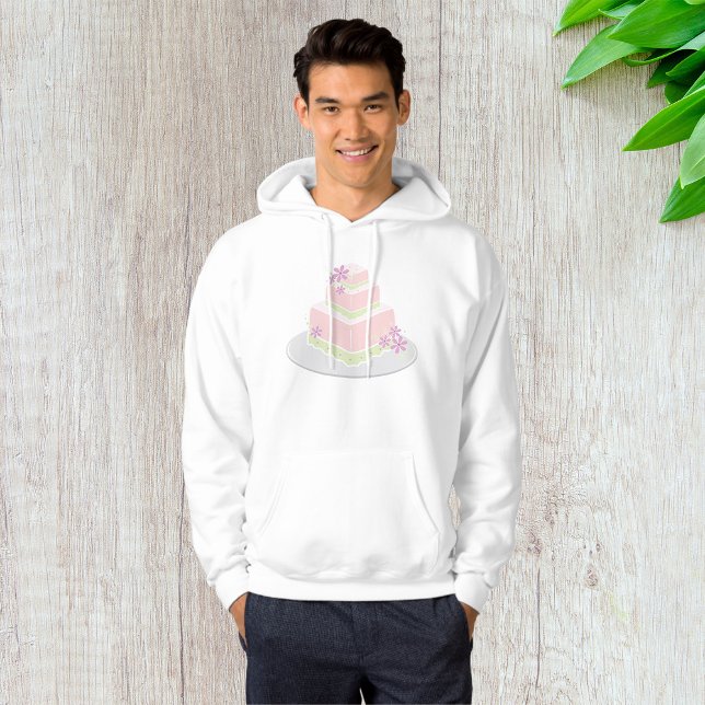 Square Bröllop Cake Manar Hoodie (Skapare uppladdad)