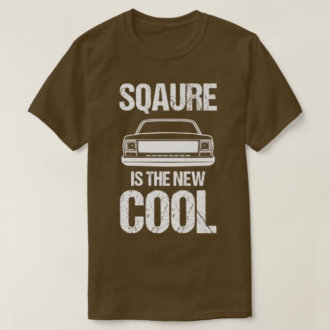 Square Classic Square Body Truck Squarebody Lover  T Shirt (Design framsida)