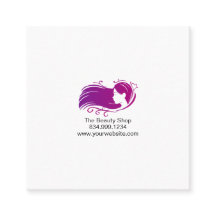 Square Custom Salon Appointment Card