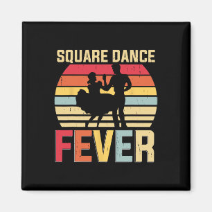 Square Dance Fever Cowboy Land Music Square Dan Magnet