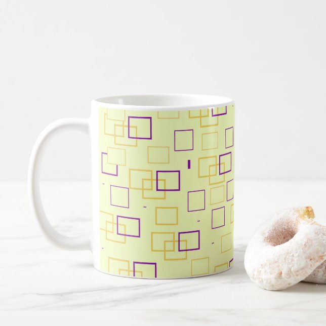 Square Dance Kaffemugg (Med munk)