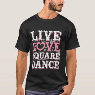 Square Dance Kärlek Square Dancing Square Dance Gi T Shirt