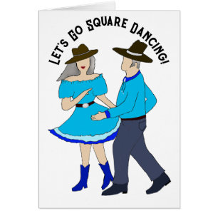 Square Dance par Hälsning OBS Kort