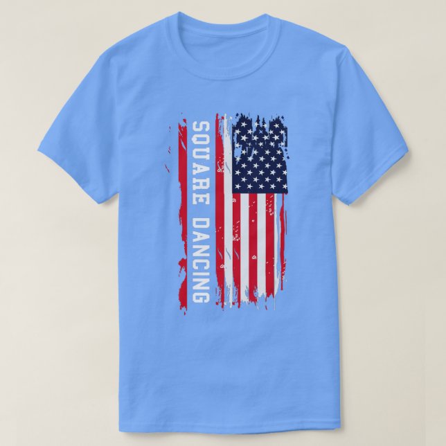 Square Dancing Country Dance Floor Southerners  T Shirt (Design framsida)