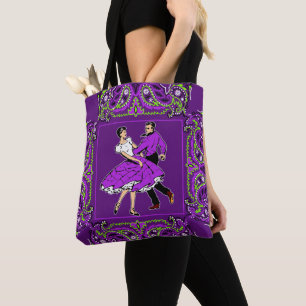 Square Dancing lite Lila W/ Bandana Tygkasse