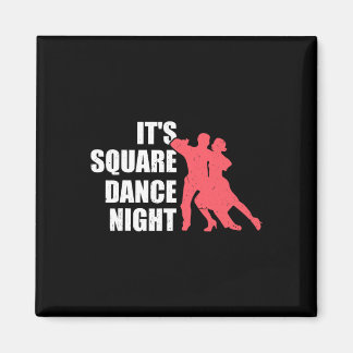 Square Dancing Magnet