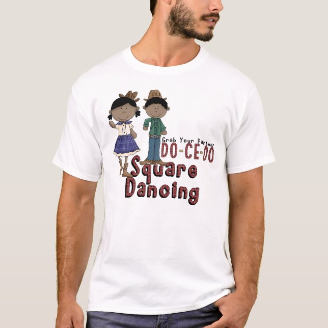 Square Dancing Shirt Tee Shirt (Framsida)