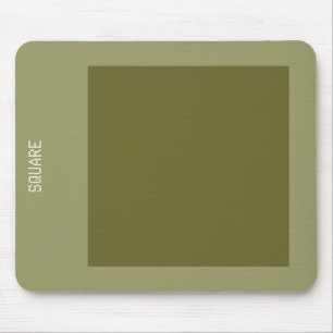 Square - Deep Olive och Khaki Musmatta