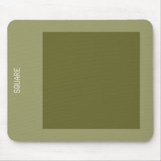 Square - Deep Olive och Khaki Musmatta