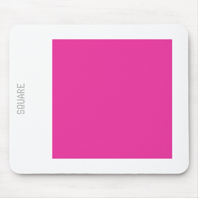 Square - Deep Ro och White Musmatta (Framsidan)