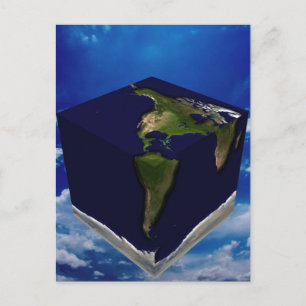 Square Earth Vykort