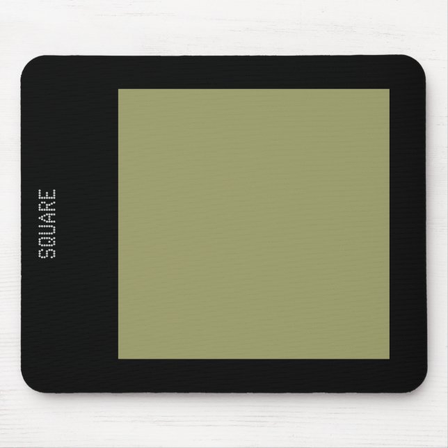 Square - Khaki och Black Musmatta (Framsidan)