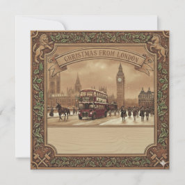 Square London Card - Christmas Julkort
