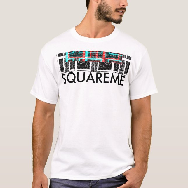 Square Me har en fin T-Shirt-mall T Shirt (Framsida)