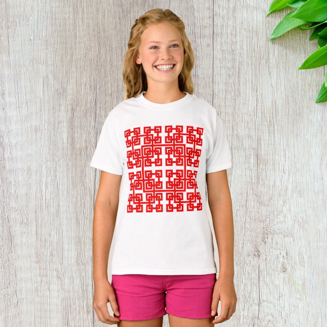 Square Mesh Girls T-Shirt (Skapare uppladdad)