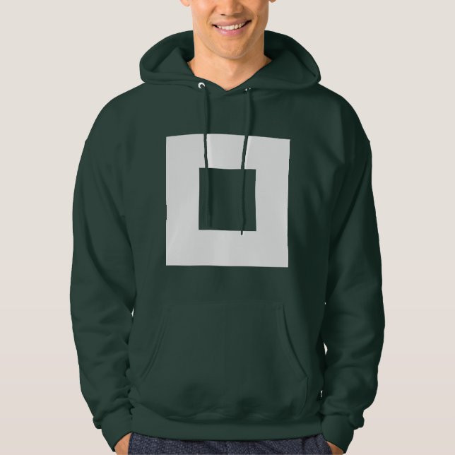 Square Motif Hoodie (Framsida)