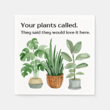 Square Napkins - Open House Plants