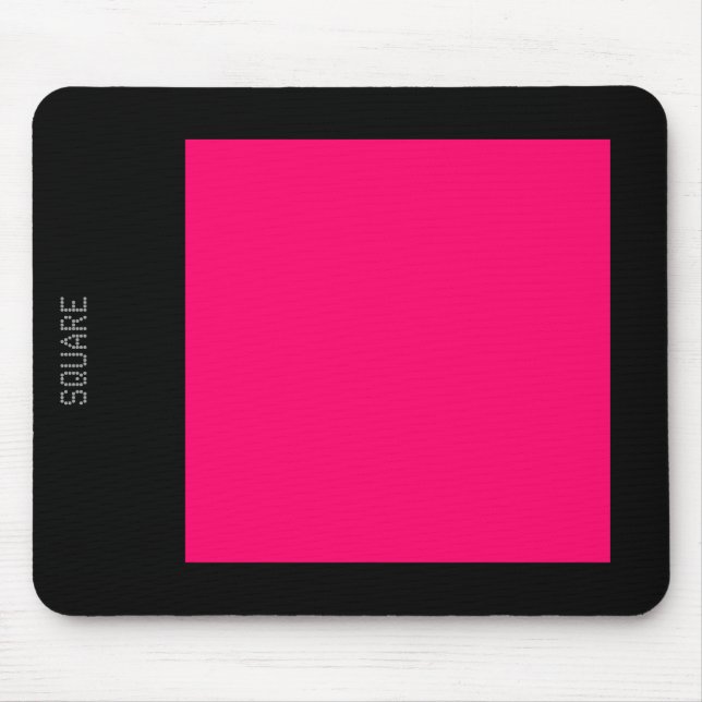 Square - Neon Red and Black Musmatta (Framsidan)