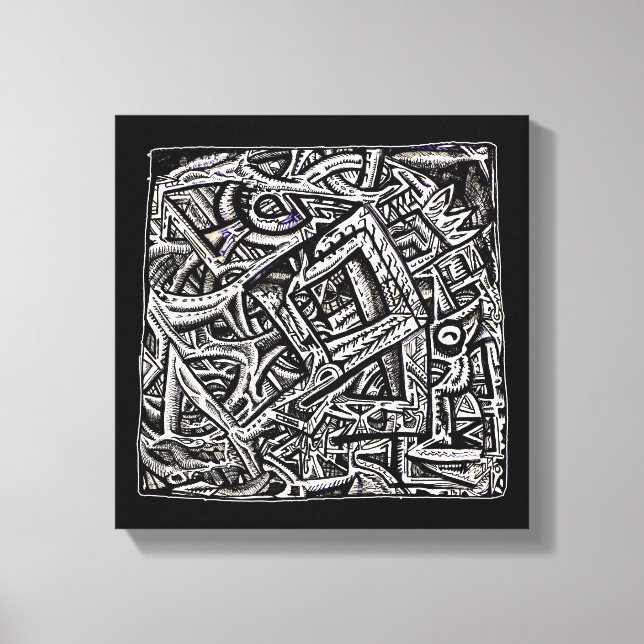 Square One, av Brian Benson Canvastryck (Framsida)