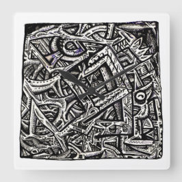 Square One, av Brian Benson Fyrkantig Klocka