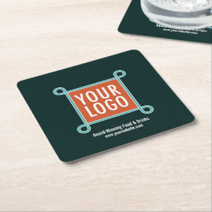 Square Papper Anpassningsbar Pub Underläggs Bulk C Underlägg Papper Kvadrat
