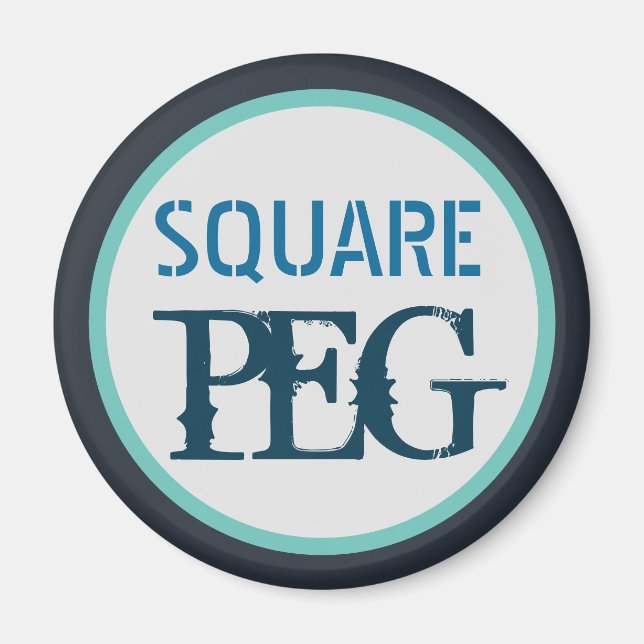 Square Peg Magnet (Framsidan)